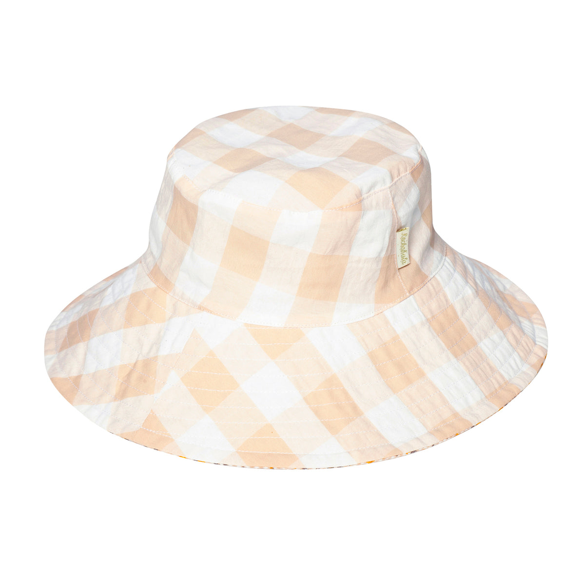 Ditsy Gingham Reversible Sun Hat