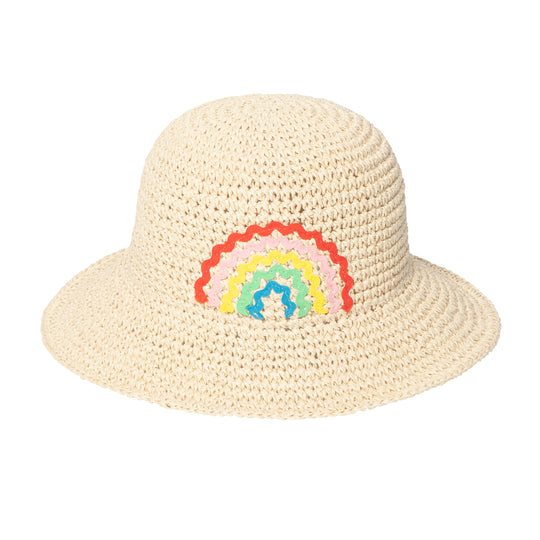 Ric Rac Rainbow Straw Hat | 3-6 YR