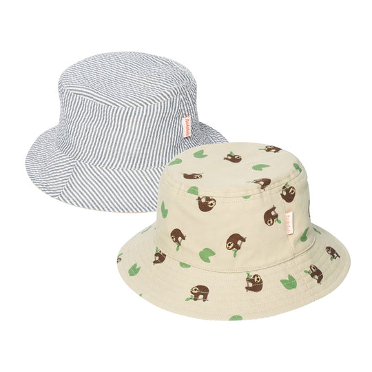 Sleepy Sloth Reversible Bucket Hat | 3-6 YR