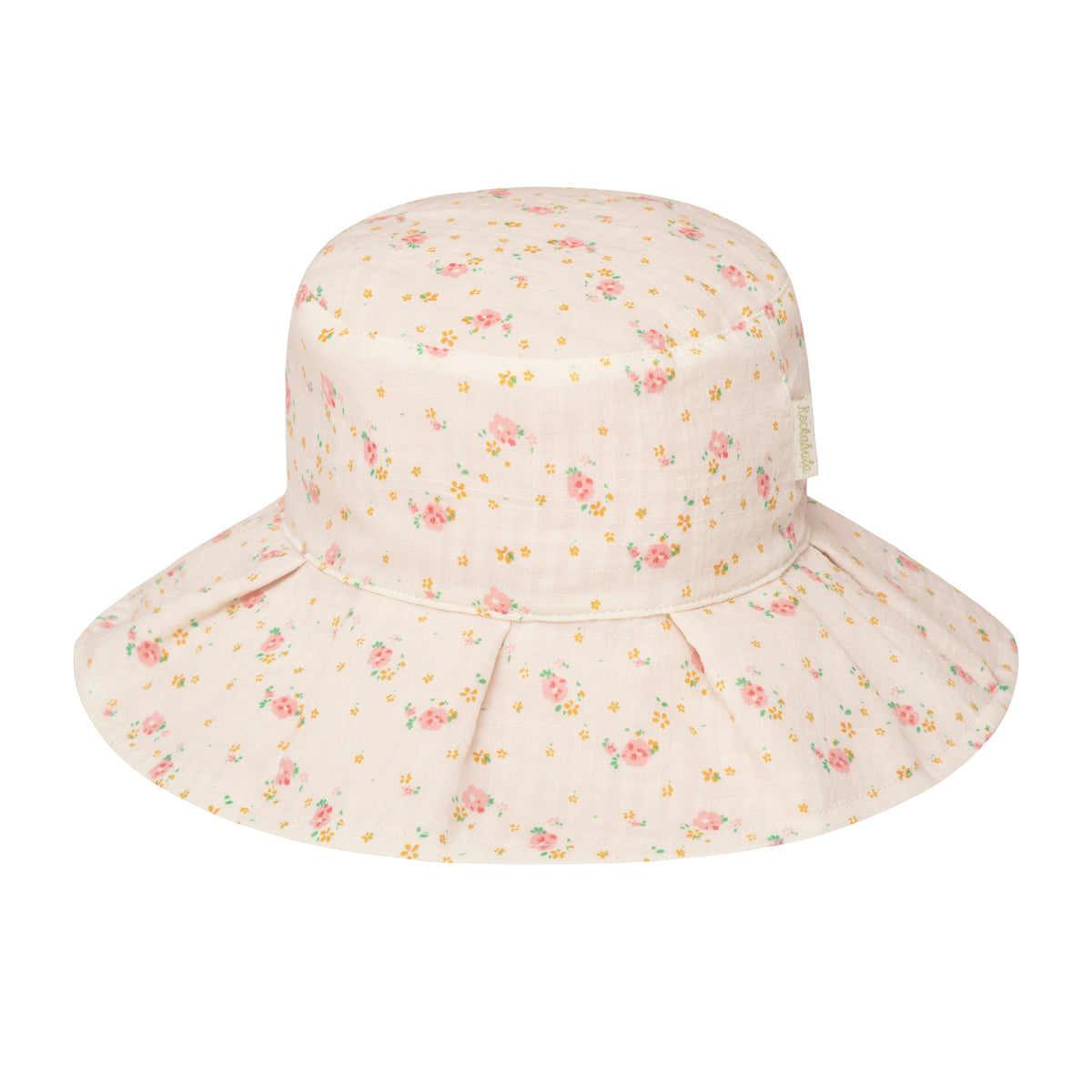 Tiny Blossom Pleated Reversible Sun Hat 3-6 YRS
