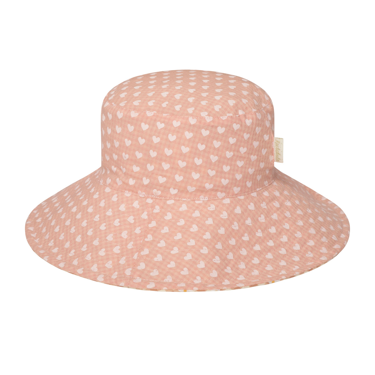Daisy Gingham Reversible Sun Hat 3-6 YRS
