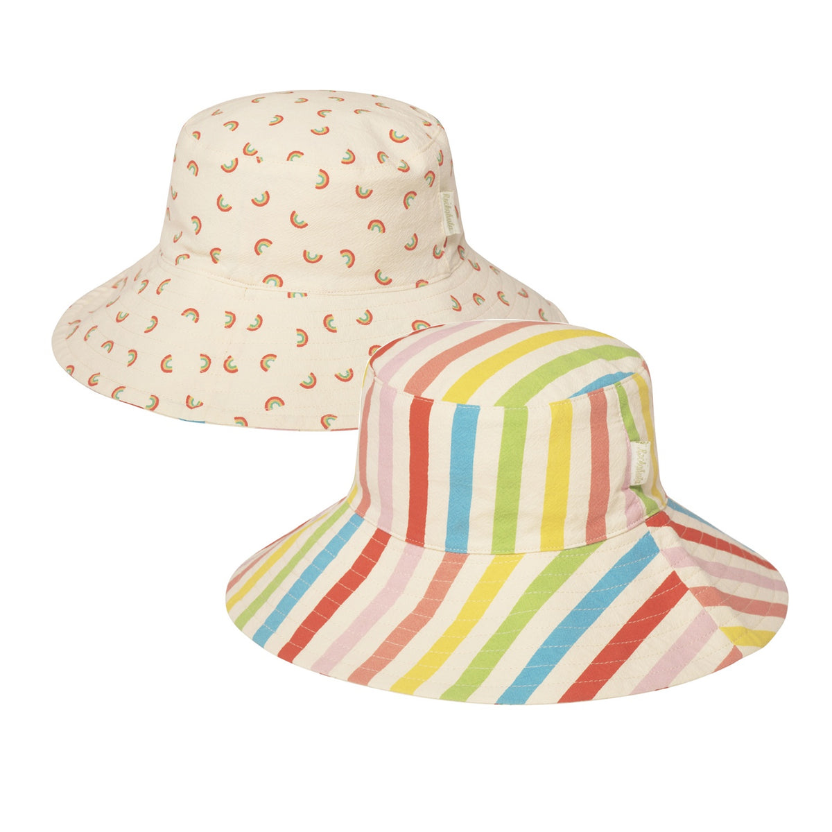 Rainbow Stripe Reversible Sun Hat 3-6 YRS