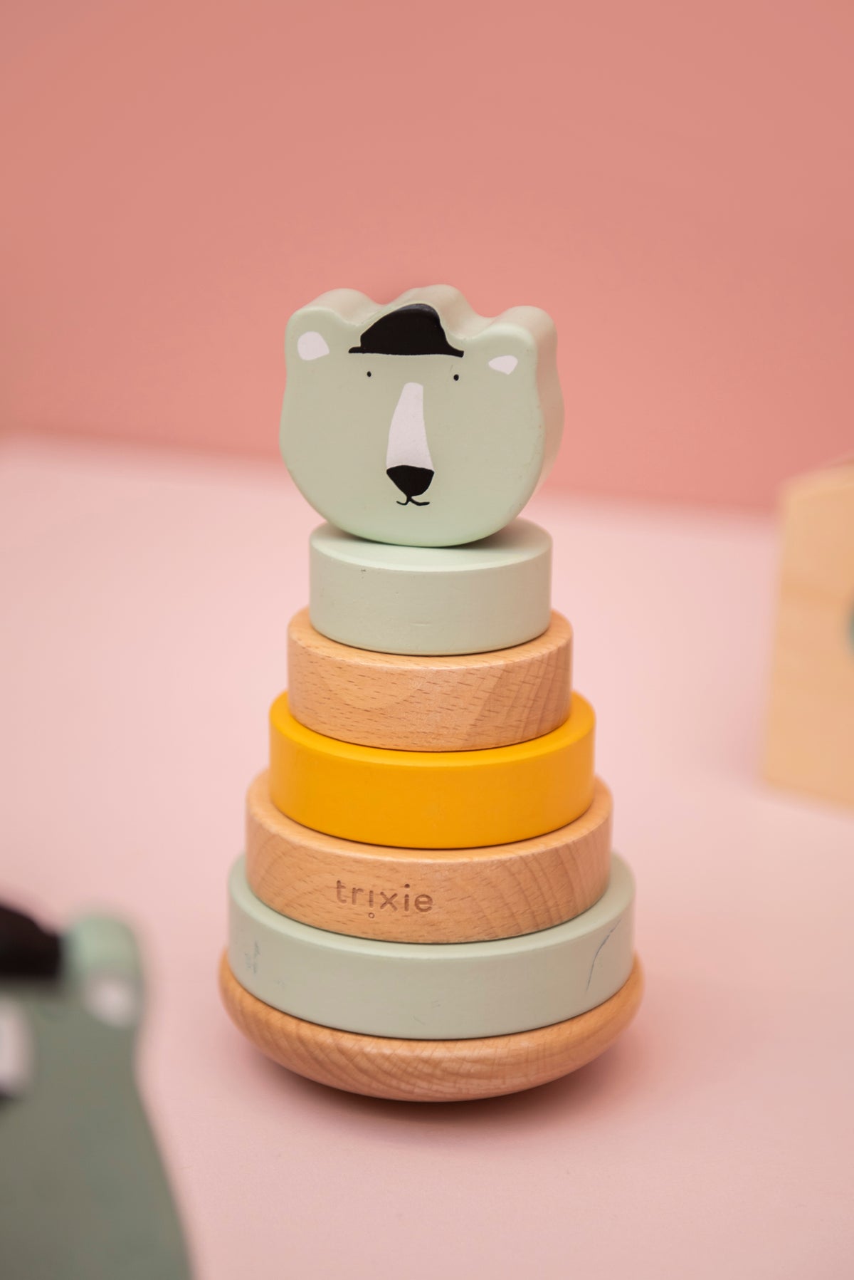 Trixie Wooden Stacking Toy | Mr. Polar Bear