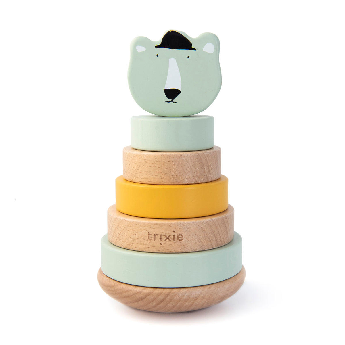 Trixie Wooden Stacking Toy | Mr. Polar Bear