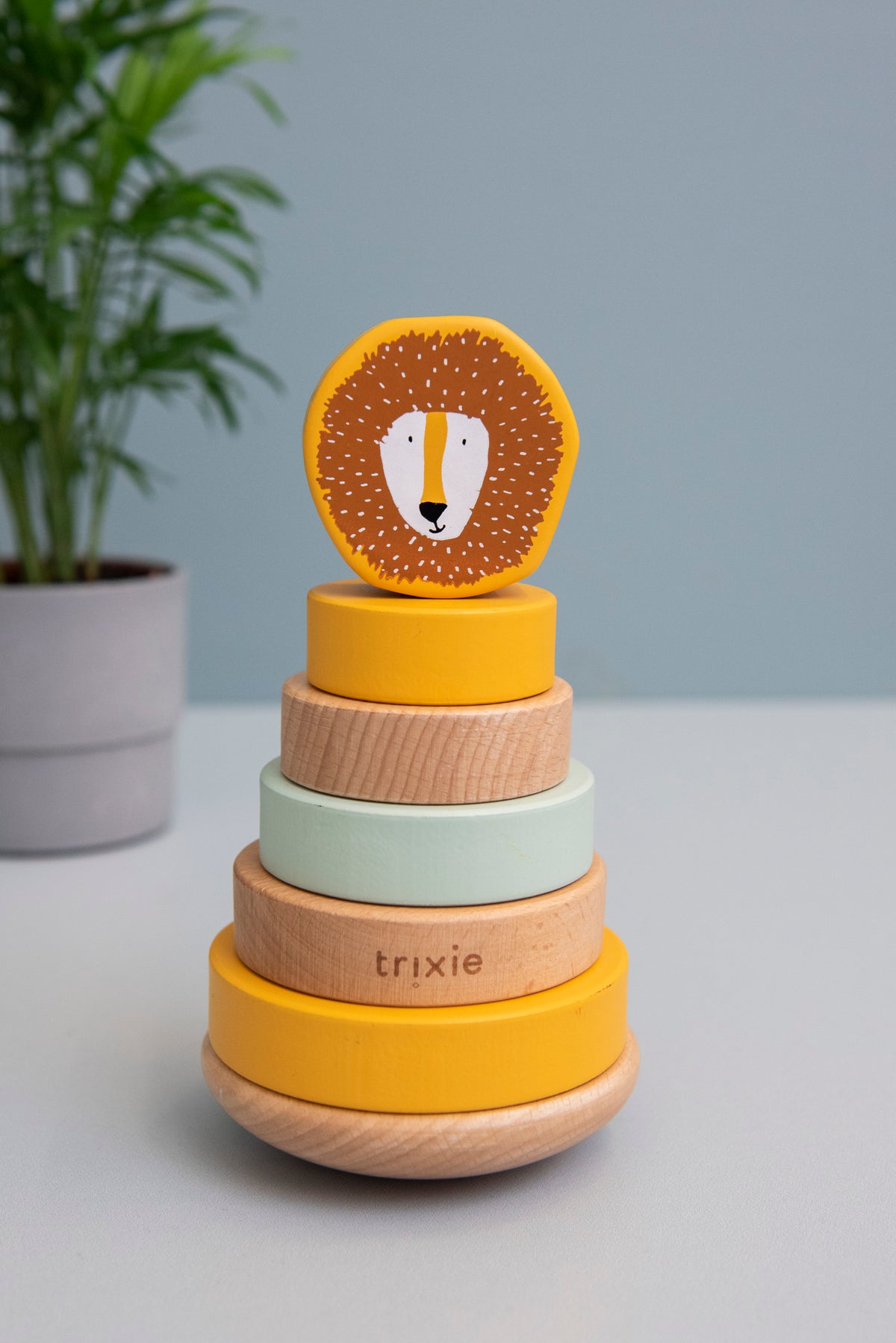 Trixie Wooden Stacking Toy | Mr. Lion