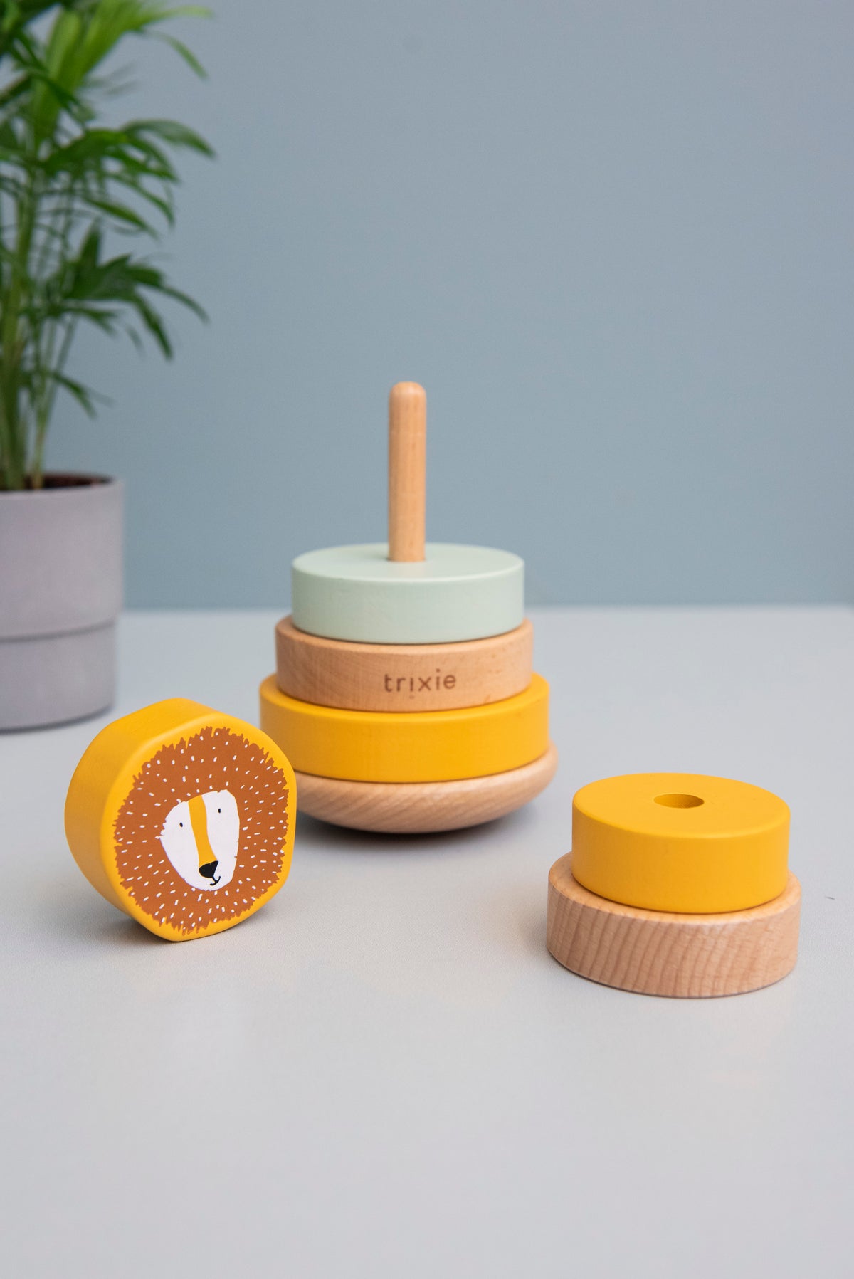 Trixie Wooden Stacking Toy | Mr. Lion
