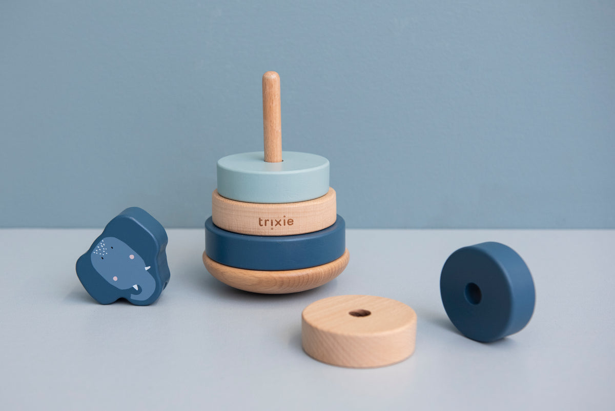 Trixie Wooden Stacking Toy | Mrs. Elephant
