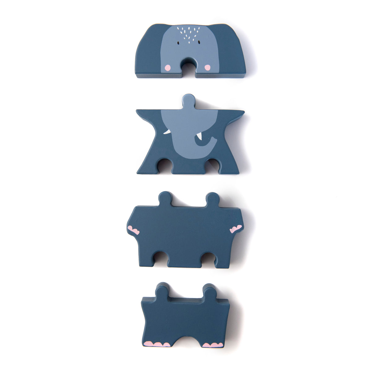 Trixie Wooden Body Puzzle | Mrs. Elephant