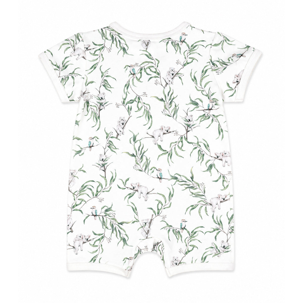 TAYLOR ORGANIC SS ZIP ROMPER