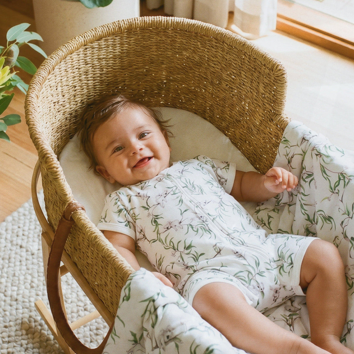 TAYLOR ORGANIC SS ZIP ROMPER