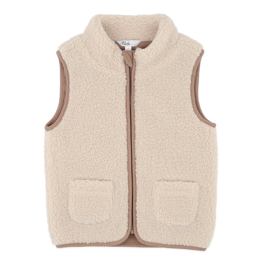 Natural Sherpa Vest