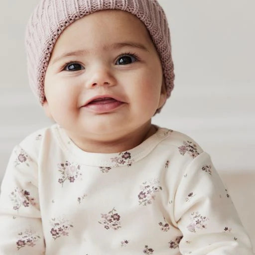 Aurelie Beanie | Softest Mauve