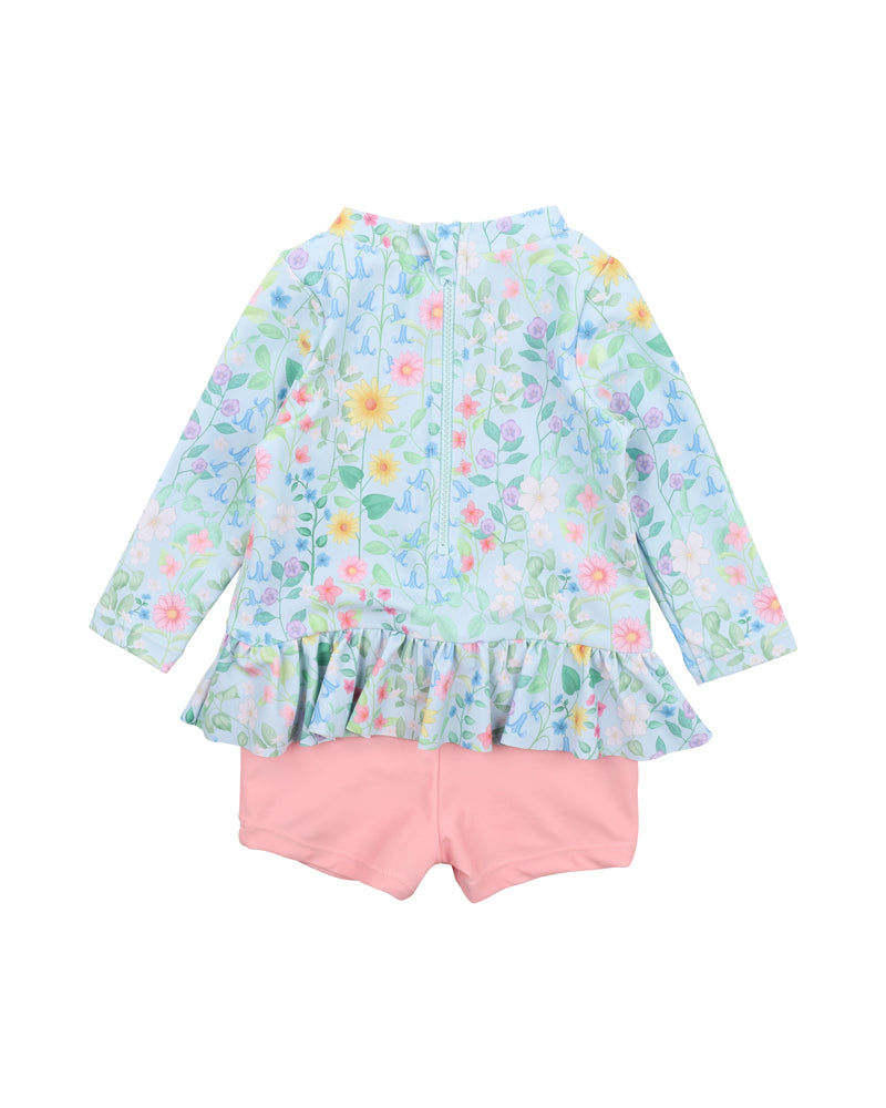 Kelsey LS Rash Top Sunsuit