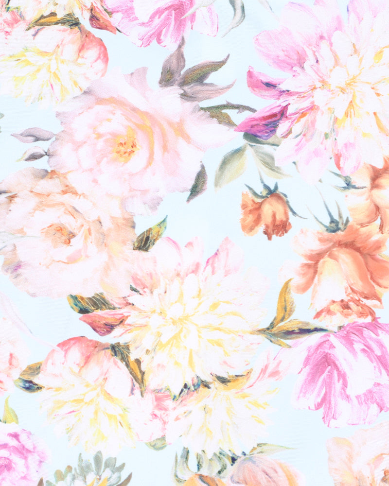 Evelyn Print LS Sunsuit