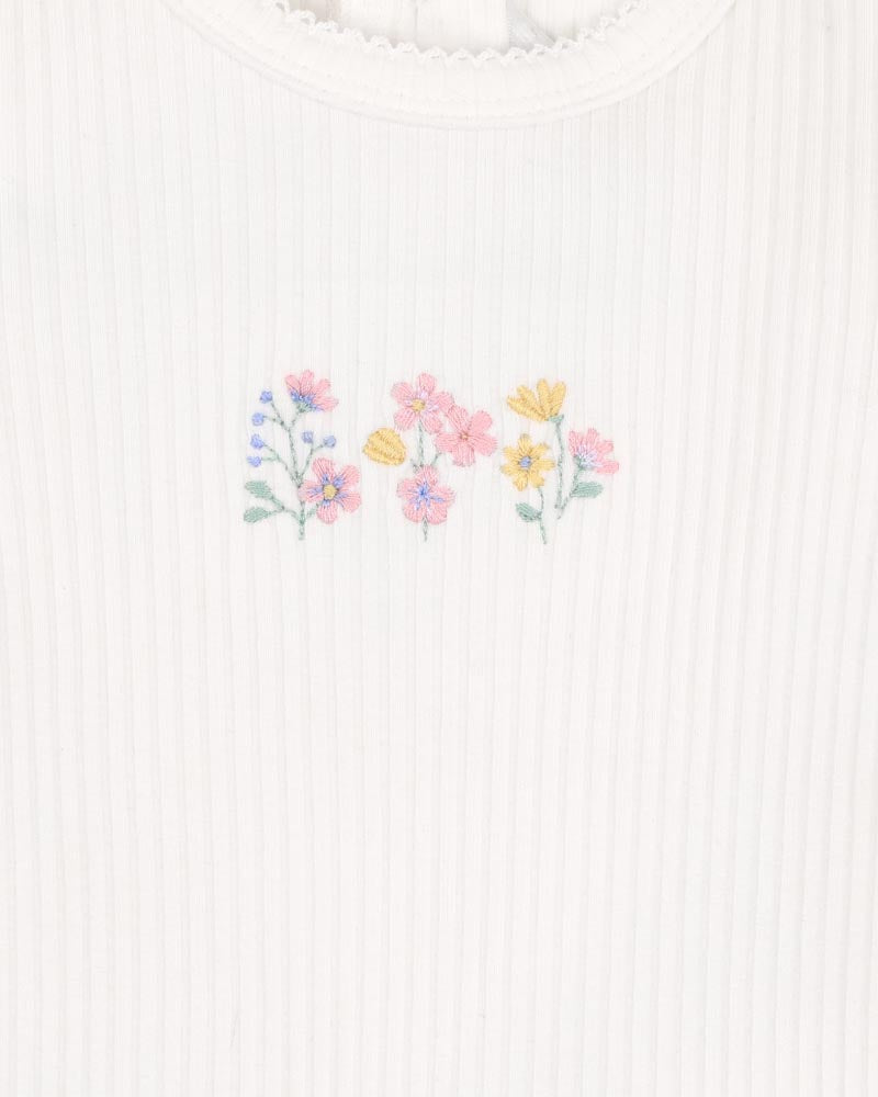 Bonnie Organic EMB Bodysuit