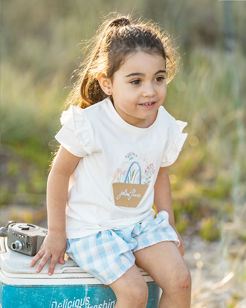 Bonnie Organic Flower Tee