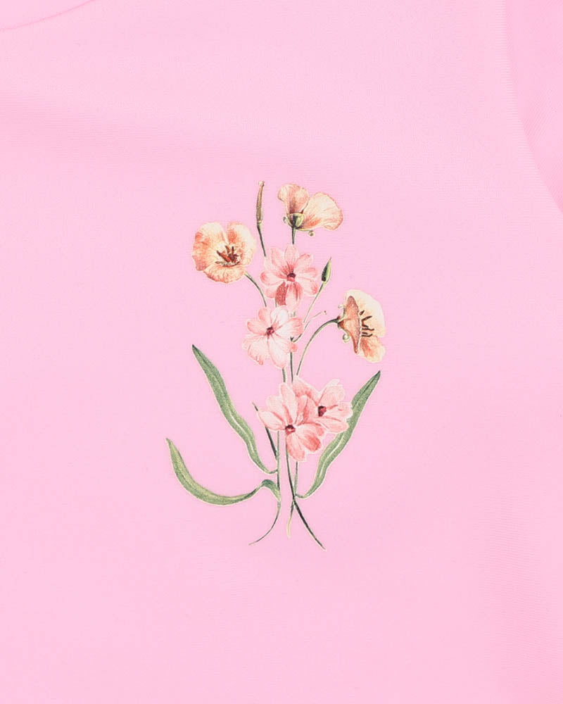 Myra Pink LS Rash Top