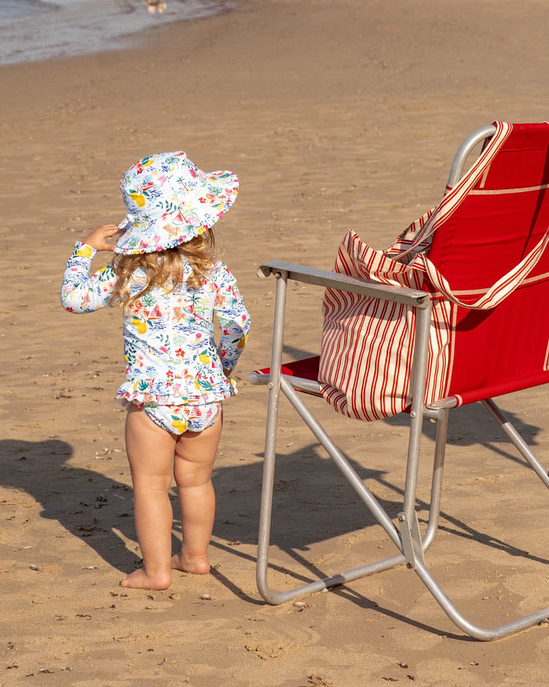 Addison Print LS Sunsuit