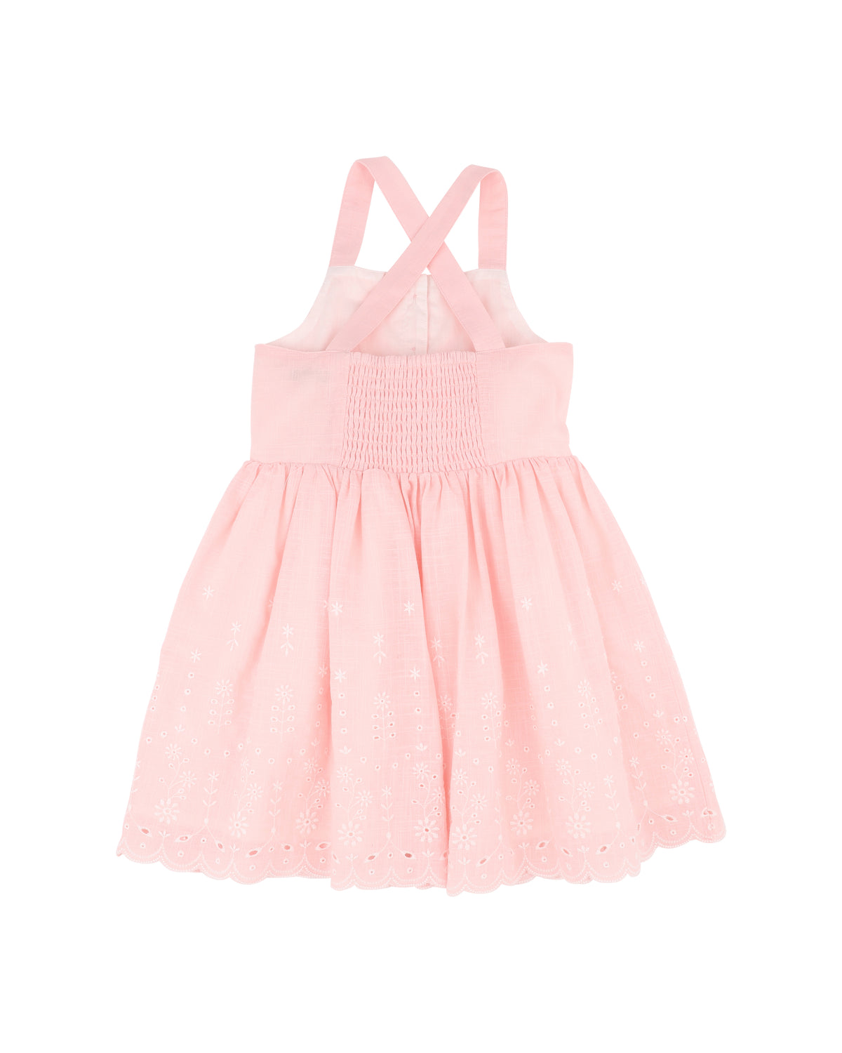 CHELSEA BRODERIE HEM DRESS 3-7Y