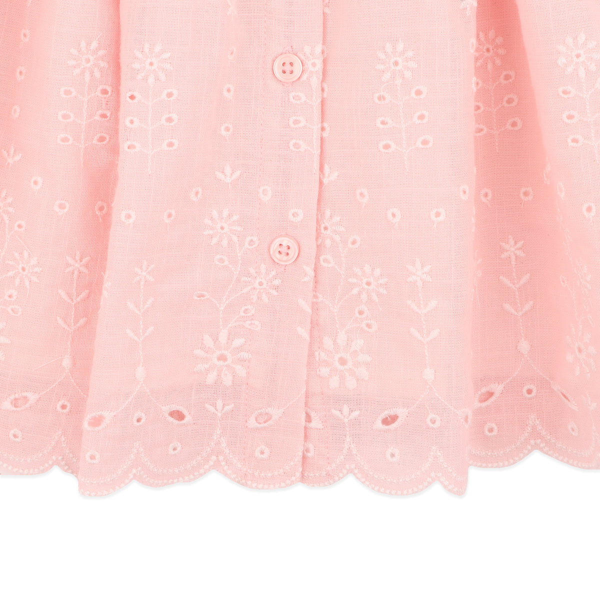 CHELSEA BRODERIE HEM DRESS 3-7Y