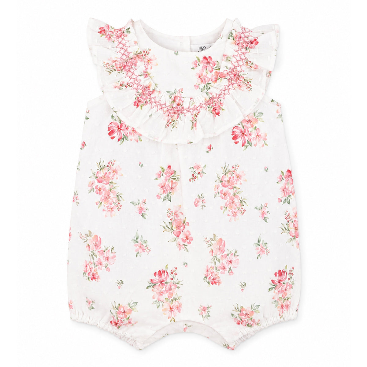 CHELSEA FRILL YOKE ROMPER