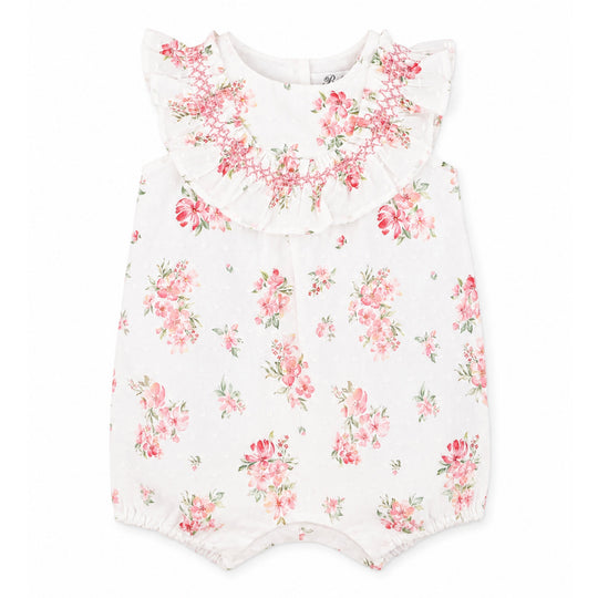 CHELSEA FRILL YOKE ROMPER