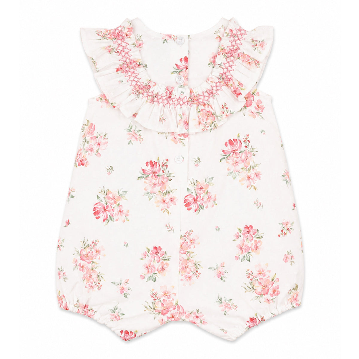 CHELSEA FRILL YOKE ROMPER