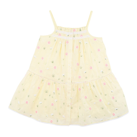 PIA ALL OVER EMBROIDERY DRESS 3-7Y