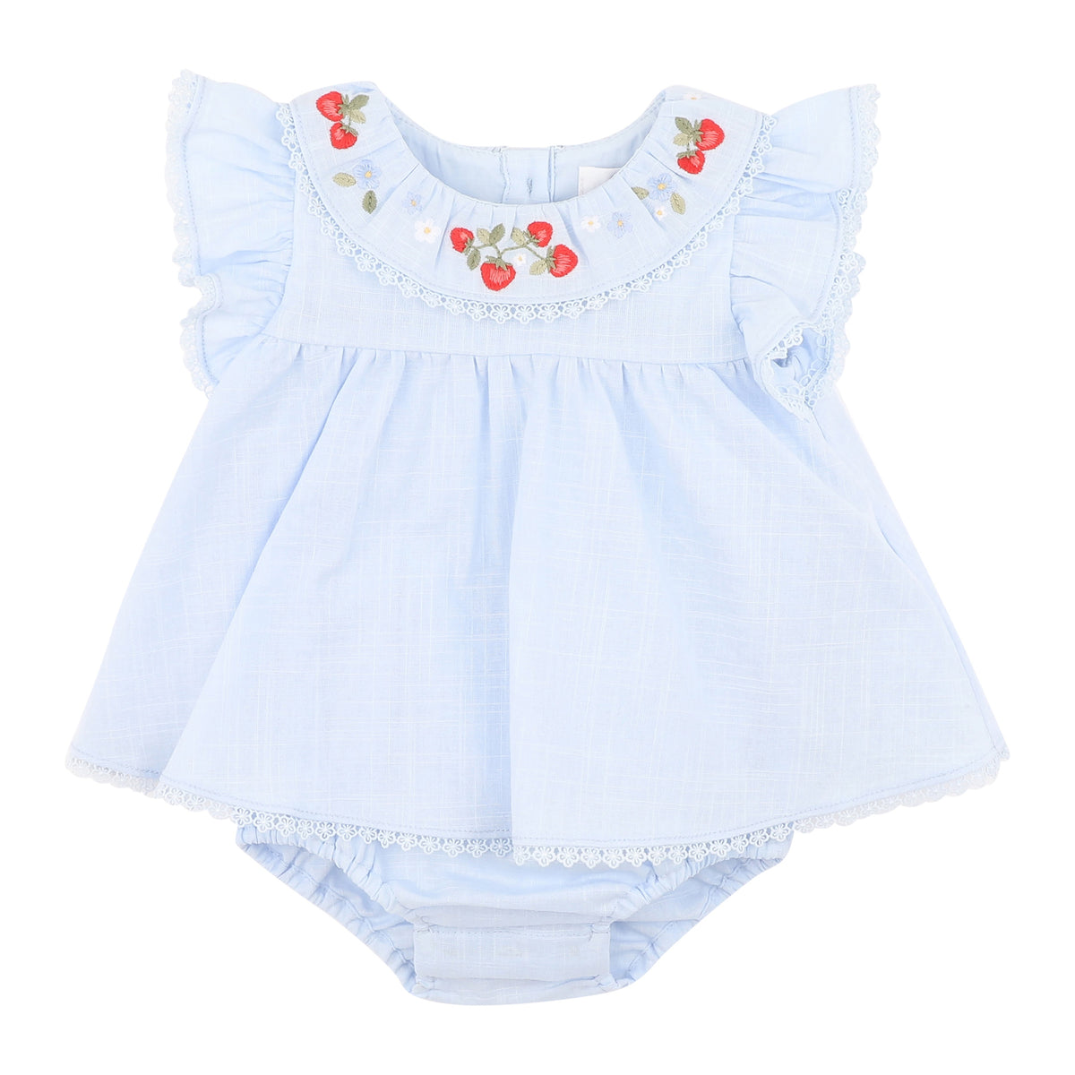 POPPY EMB. OVERLAY BODYSUIT
