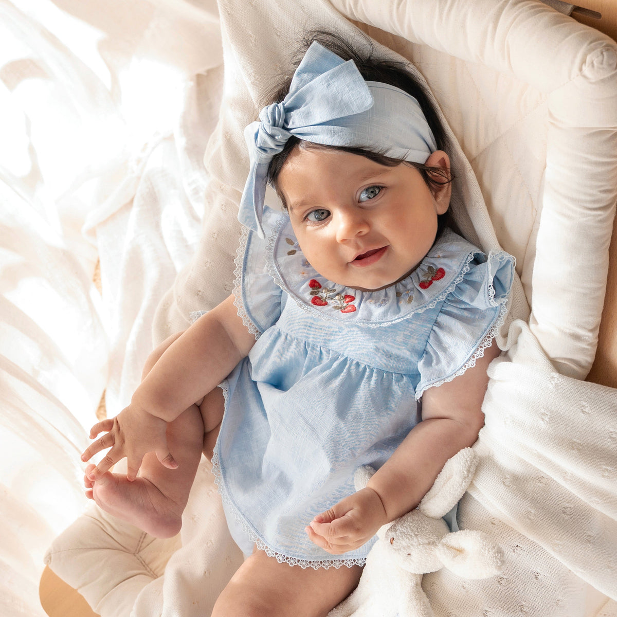 POPPY EMB. OVERLAY BODYSUIT