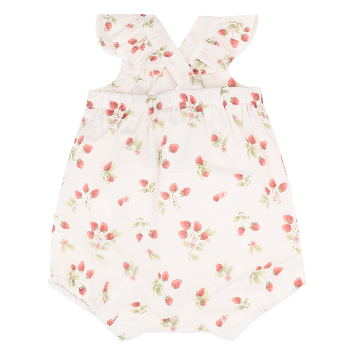 POPPY STRAWBERRY PRINT ROMPER