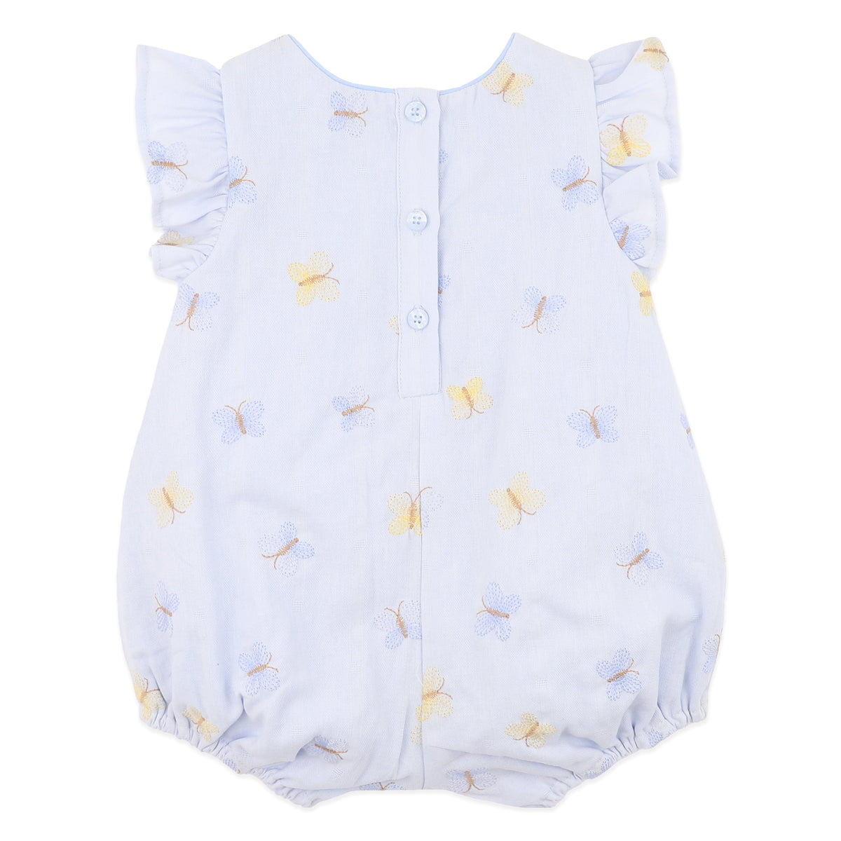 LIBBY EMBROIDERED BUTTERFLY ROMPER