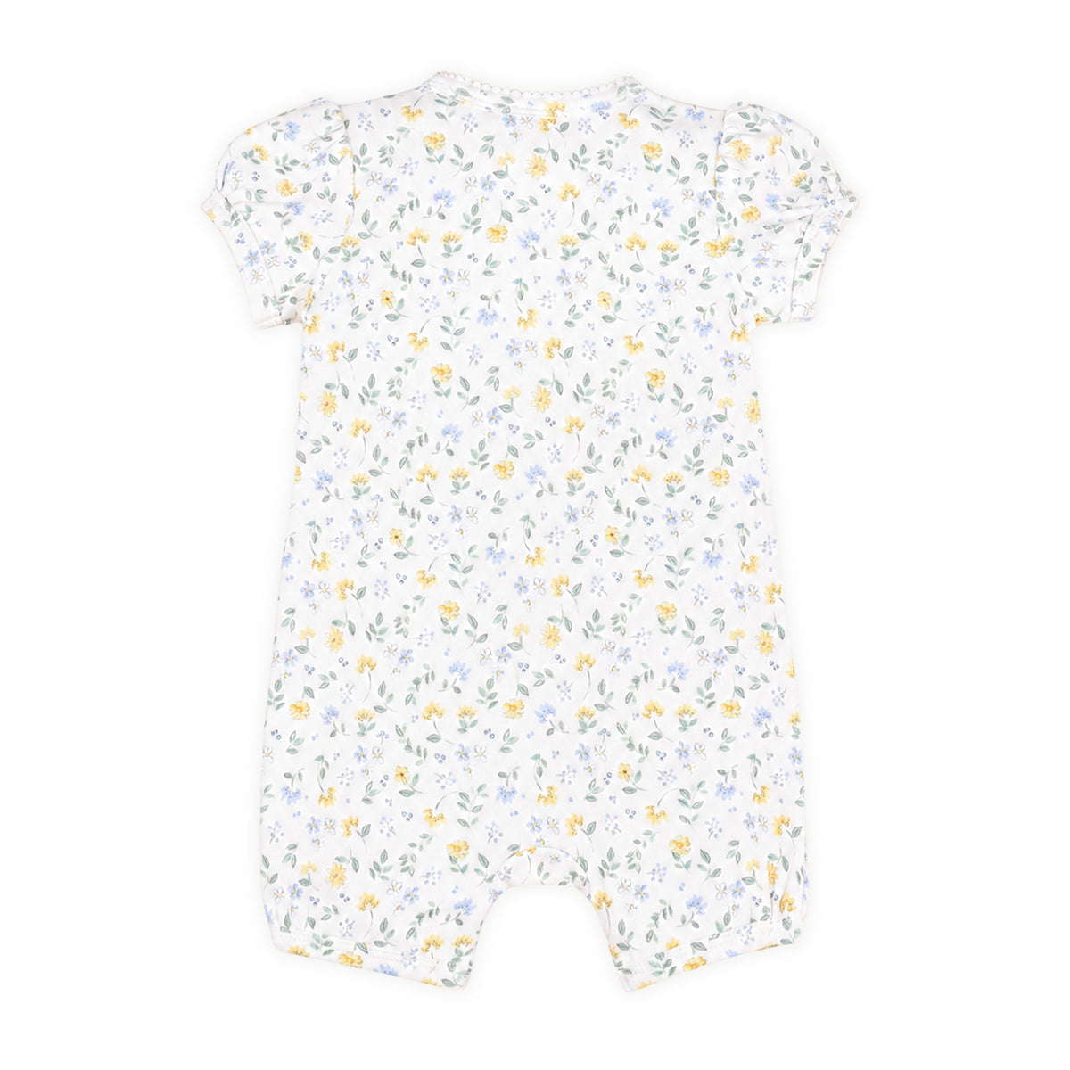 LIBBY ORGANIC SS ZIP ROMPER