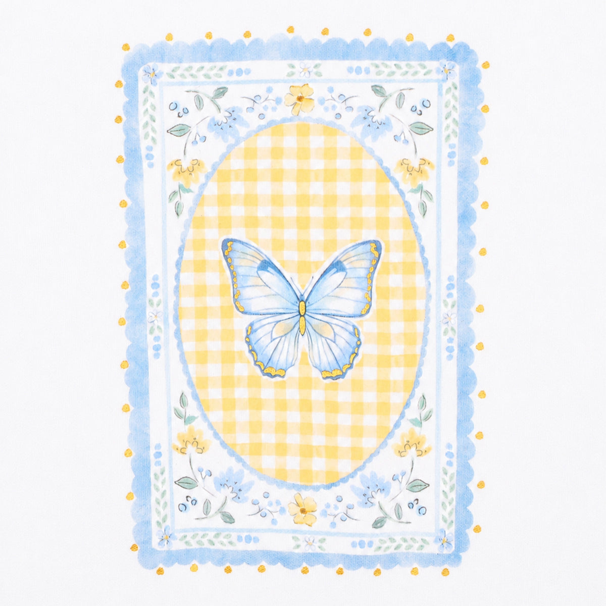 LIBBY ORGANIC BUTTERFLY TEE 3-7Y