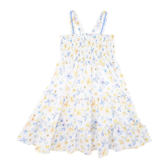 LIBBY TIERED BUTTERFLY DRESS 3-7Y