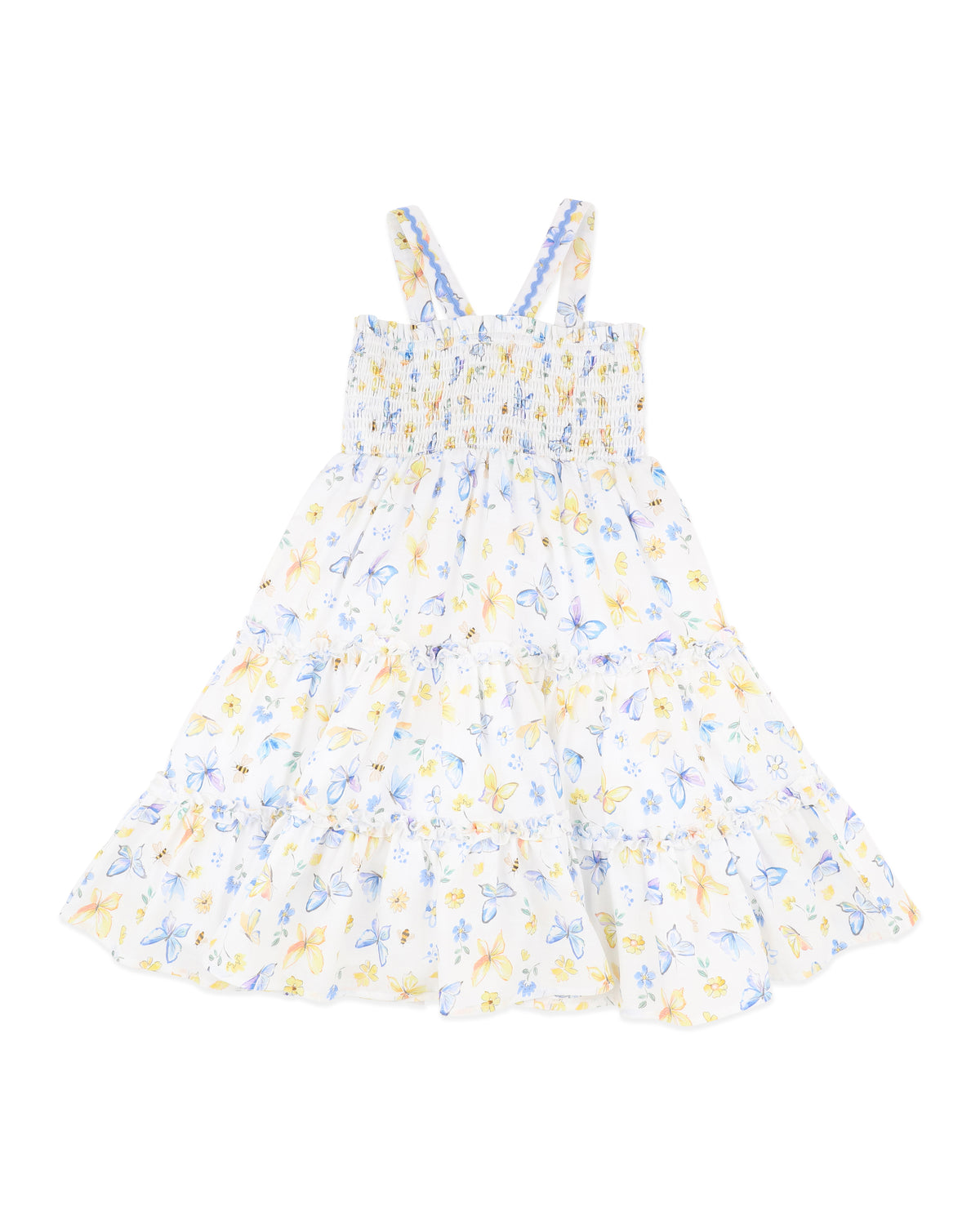 LIBBY TIERED BUTTERFLY DRESS 3-7Y