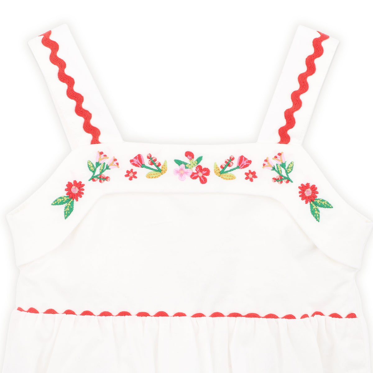 FESTIVE RIC RAC POCKET BODYSUIT