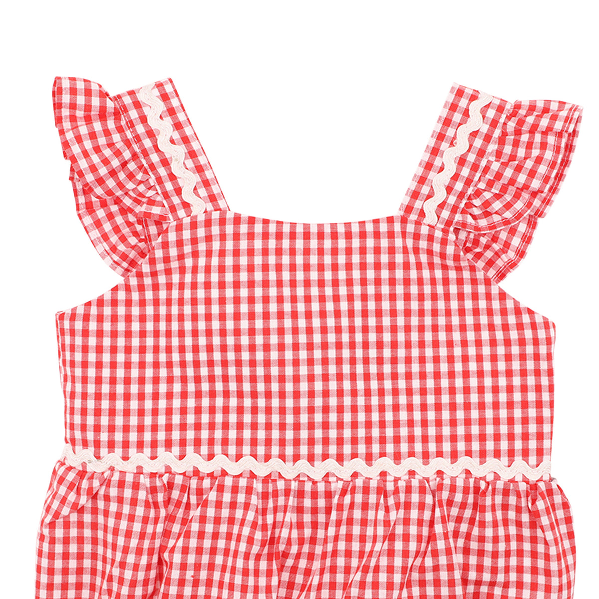 FESTIVE GINGHAM BODYSUIT