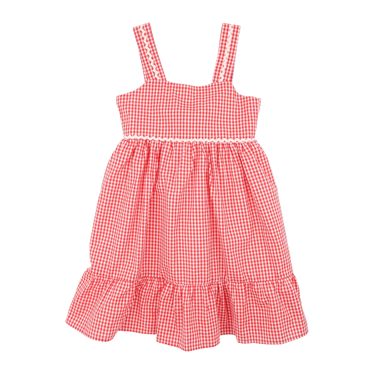 FESTIVE GINGHAM DRESS