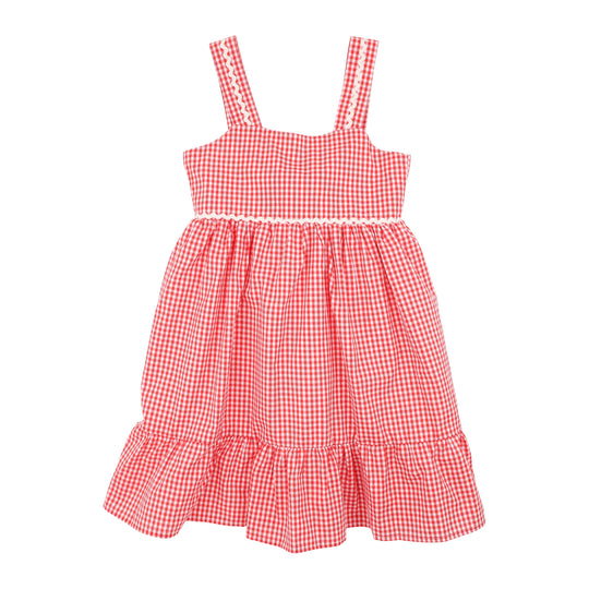 FESTIVE GINGHAM DRESS