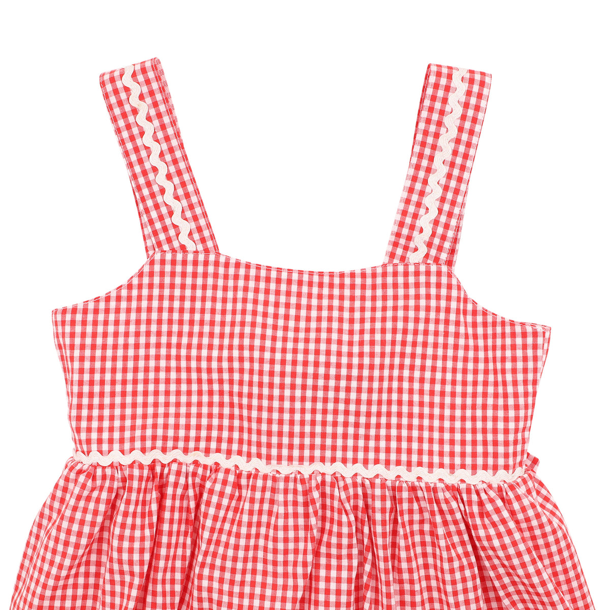FESTIVE GINGHAM DRESS
