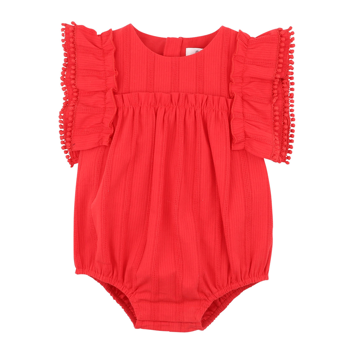 FESTIVE STRIPE BROIDERY BODYSUIT