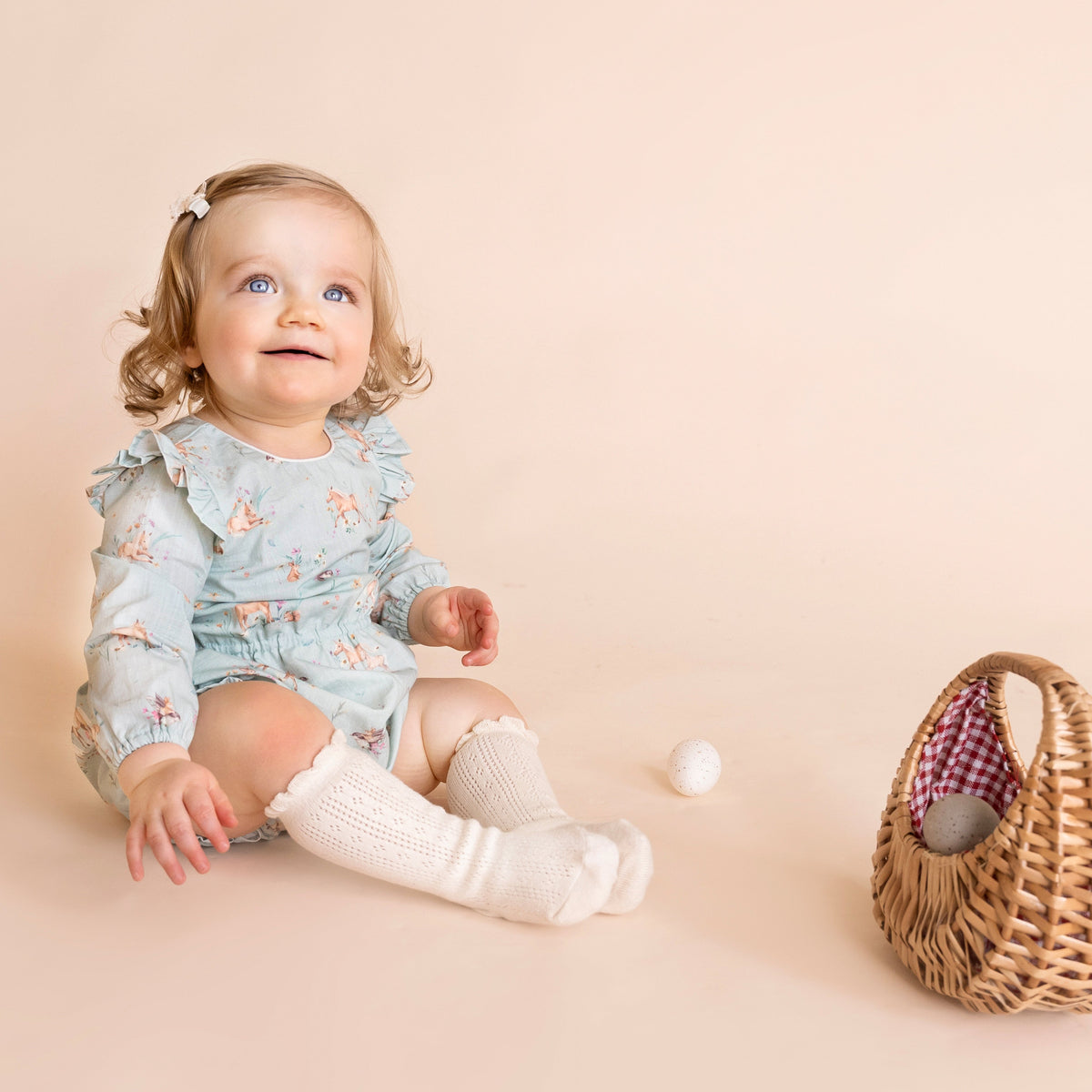 WINNIE LS WOVEN ROMPER