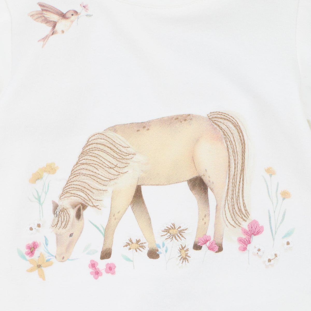 WINNIE PONY ORGANIC LS TEE