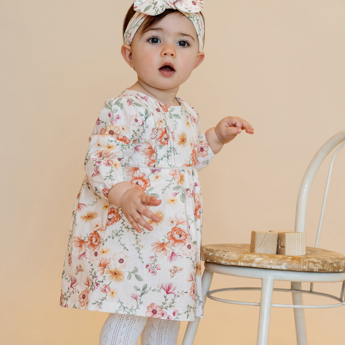 EMMY ORGANIC OVERLAY DRESS