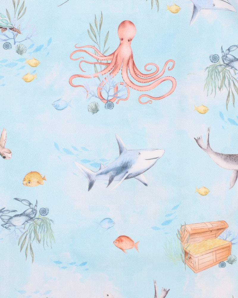 Flinn Print LS Sunsuit