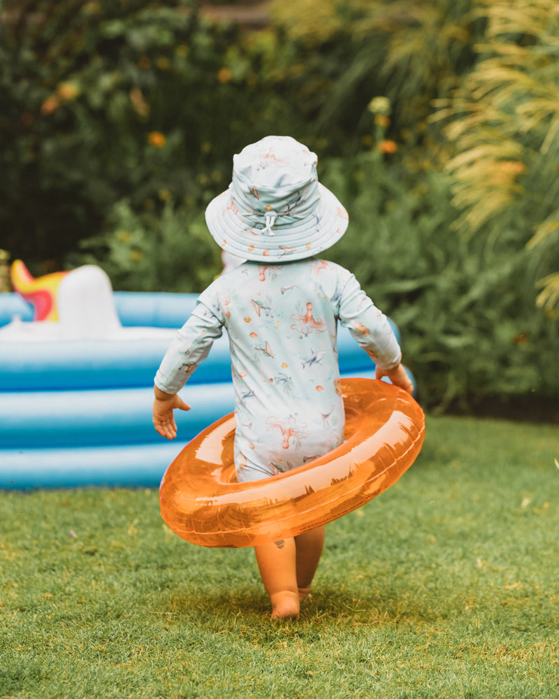 Flinn Print LS Sunsuit