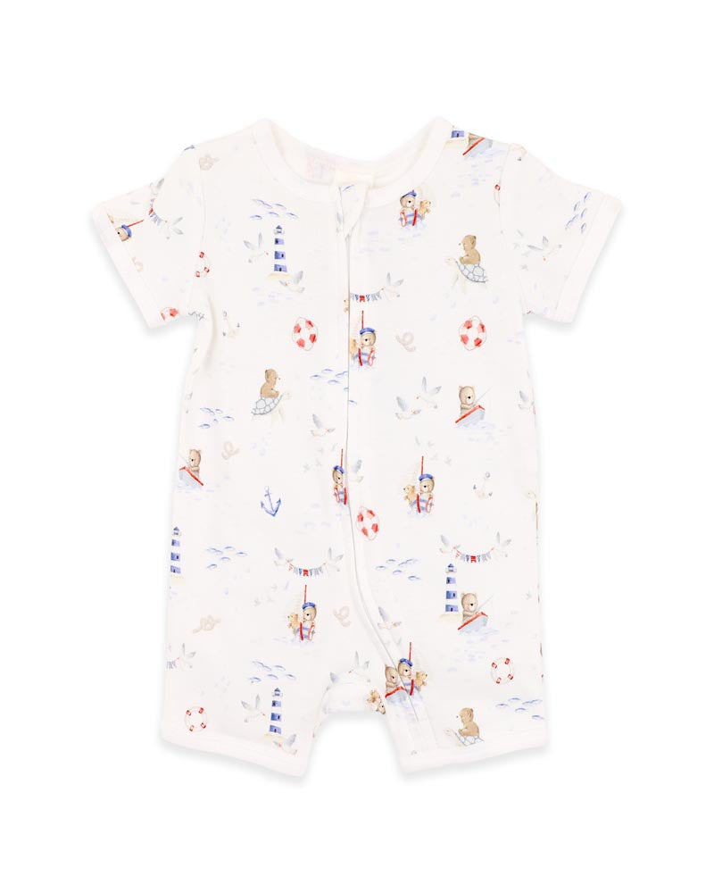 Axel Print Organic SS Zipsuit
