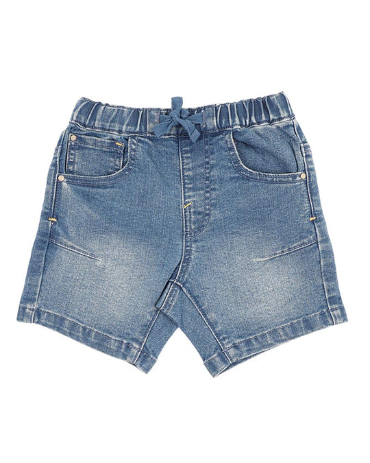 Boys Knit Denim Shorts