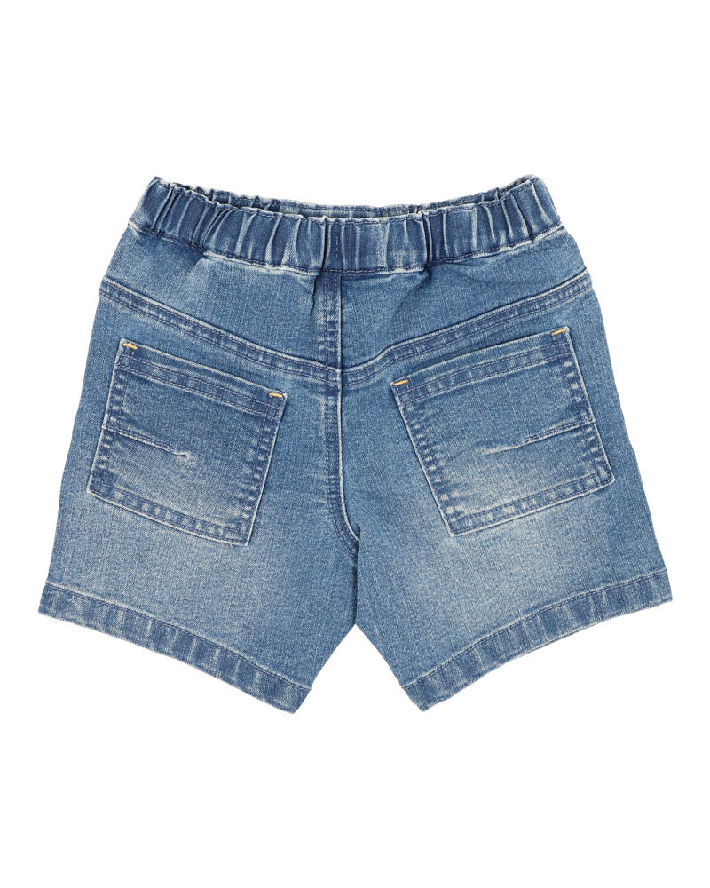 Boys Knit Denim Shorts